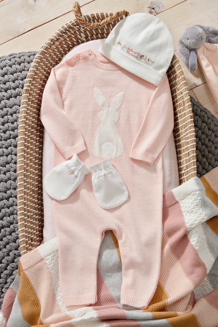 Knitted Bunny Romper