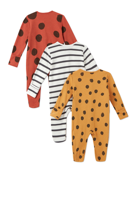 3Pack of  LARGE SPOT Sleepsuits