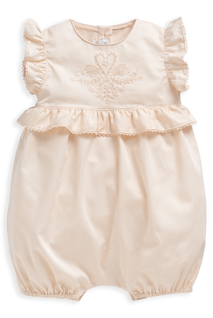 Mamas & Papas Embroidered Frill Romper