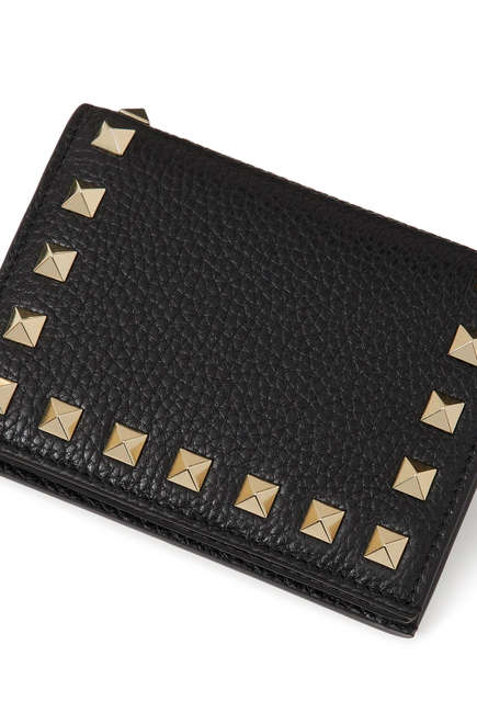  Rockstud Leather Wallet