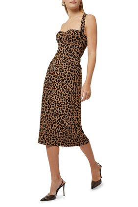 Diane Leopard Print Dress