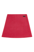 Twill Wool Suiting Mini Skirt