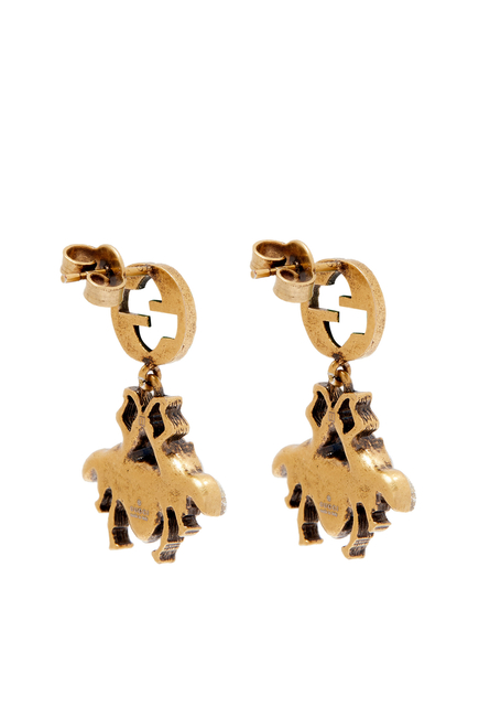 Interlocking G Bee Earrings