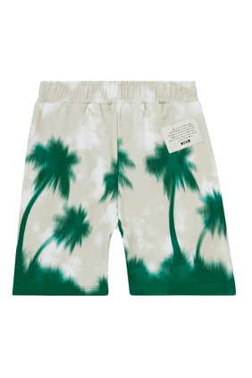 Palm Tree Print Shorts