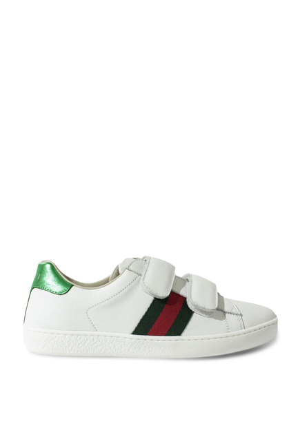 Kids Ace Leather Sneakers