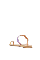 Thasos Metallic Ombre Toe Ring Sandals