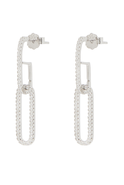 Staple Pavé Earrings