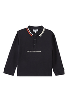 Kids Logo Cotton Polo Shirt