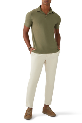 Incotex Tapered Fit Stretch Tricochino Trousers