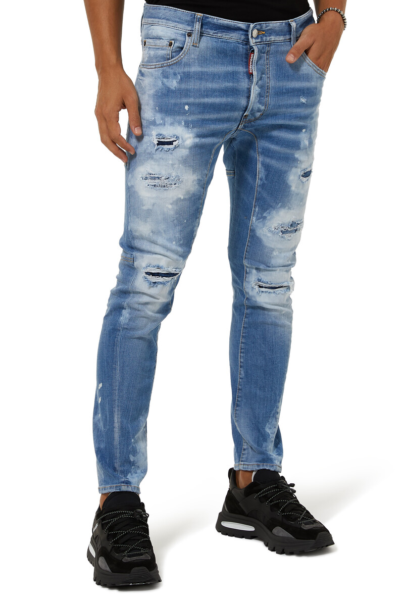 Buy Dsquared2 Icon Slim-Fit Jeans - Mens for AED 2450.00 Jeans ...