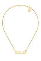 Logo Letter Necklace