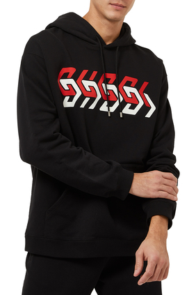 Jersey Sweatshirt with Gucci Mirror Print