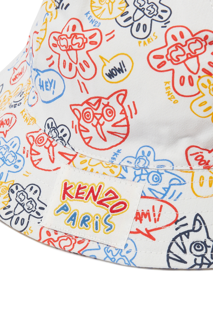 Kids Printed Bucket Hat