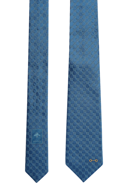 Monogram Print Tie