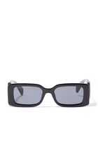 Interlocking G Rectangular Frame Sunglasses