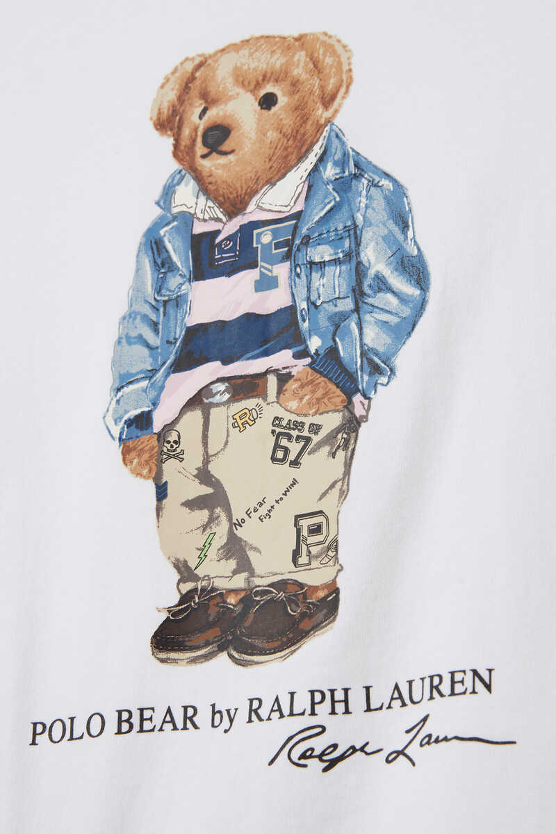 Buy Polo Ralph Lauren Football Bear T-Shirt - Kids for AED 180.00 T ...