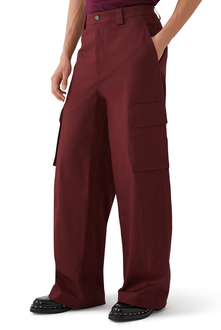 High-Waisted Cargo Pants