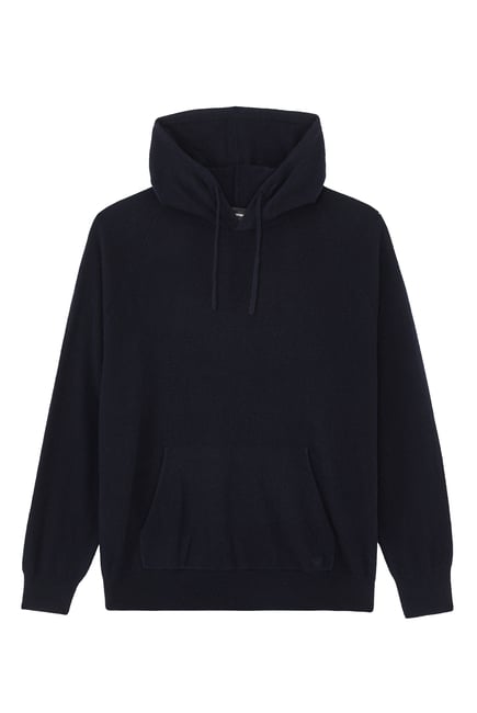 Knitted Hooded Cashmere Jumper
