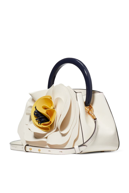 Flora 3D Flower Top Handle Bag