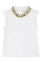 Chunky Rhinestone Embellished Bella T-Shirt