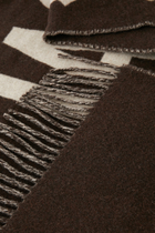 L'écharpe Logo Jacquard Wool Scarf