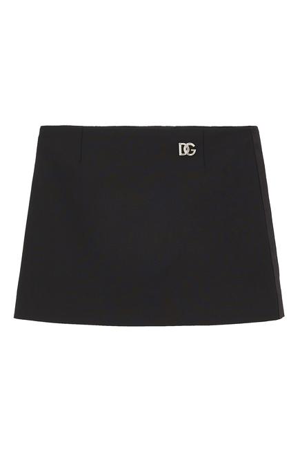 Kids DG Logo Mini Skirt