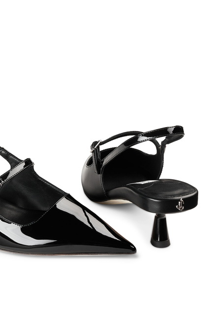 Didi 45 Patent Leather Slingback Pumps