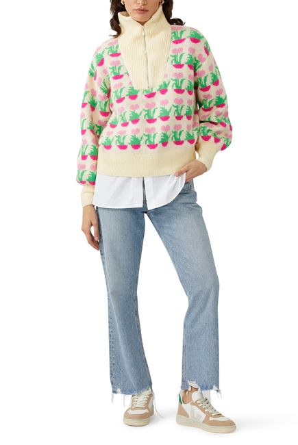 Lorna Zip-Up Sweater