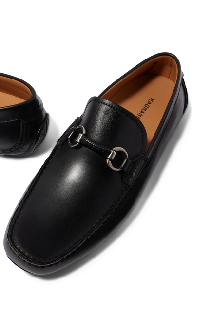 Driving Horse Buckle Loafers