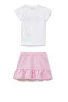 T-Shirt and Skirt Set