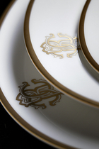 Butter Plate Silk Gold