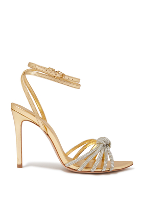 Crystal Knot 110 Strappy Sandals
