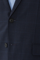 Two-Piece Slim-Fit Checked Suit
