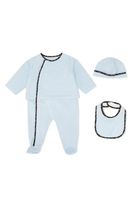 Fendi Quilted Cotton Baby Kit