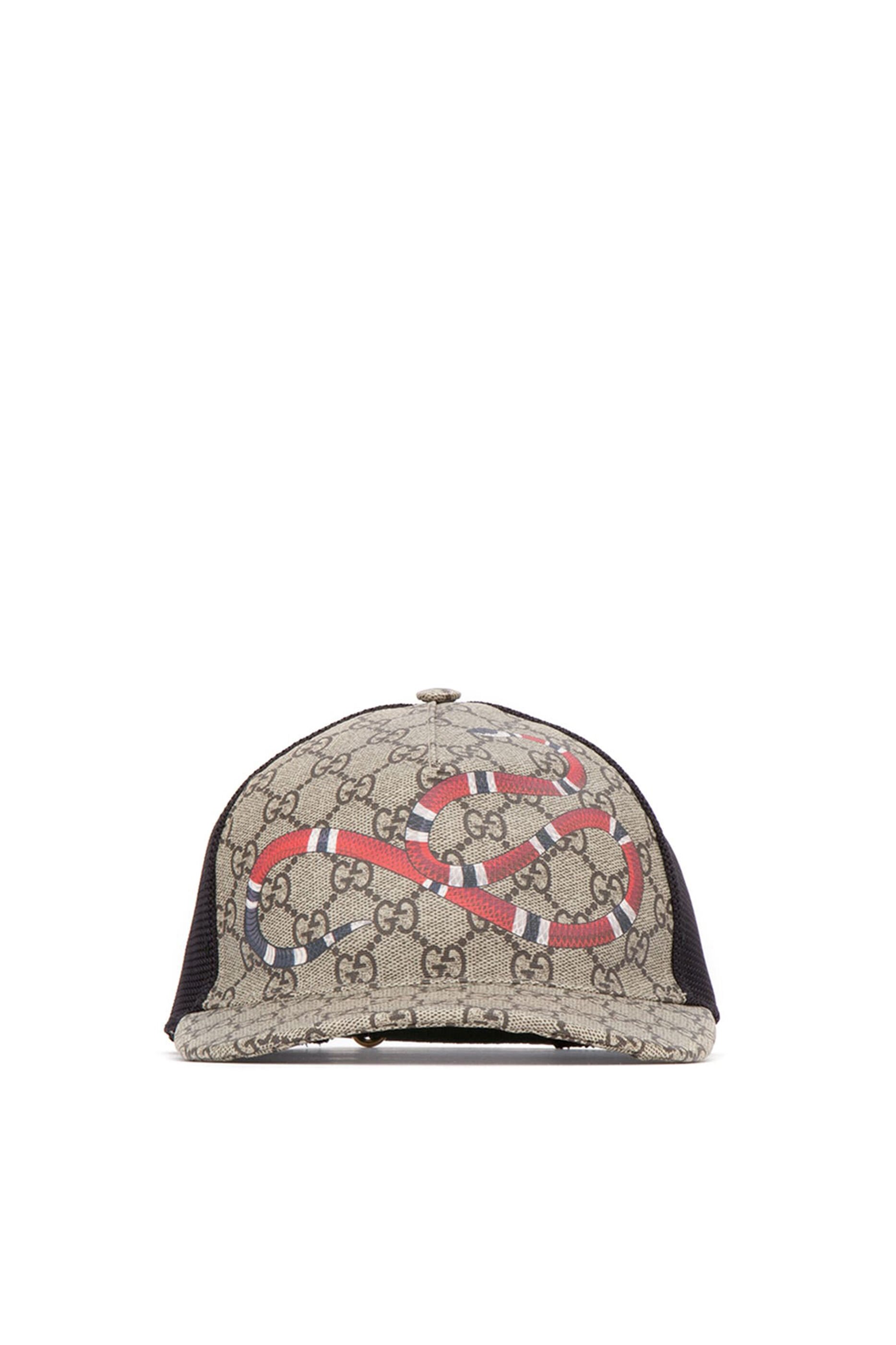 kingsnake print gg supreme baseball hat
