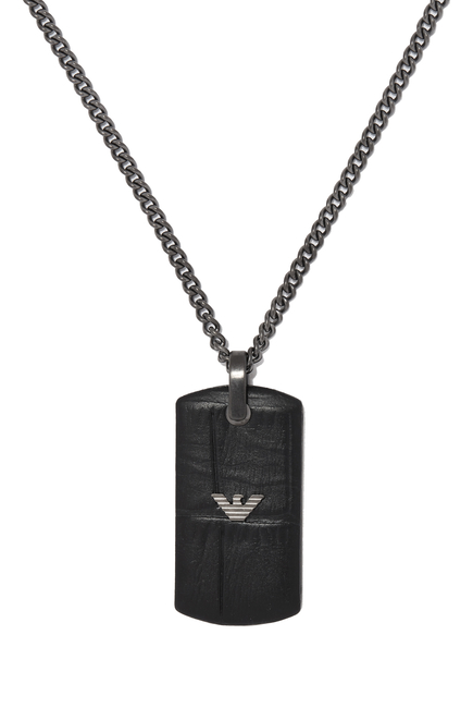 Buy Emporio Armani Dog Tag Chain for Mens | Bloomingdale's UAE