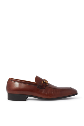 Classic Buckle 18 Leather Loafers