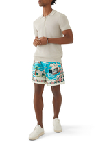 California Hawaiian Pyjama Shorts