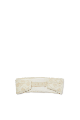 Cotton Headband With Embroidery