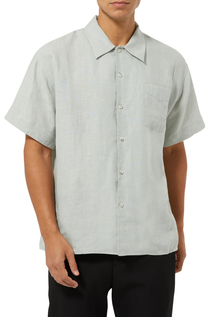 Short Sleeves Linen Shirt
