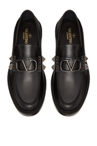 Valentino Garavani VLogo 35 Leather Loafers