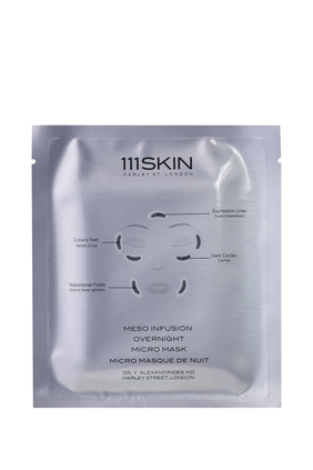 Meso Infusion Overnight Micro Facial Mask, Set of 4