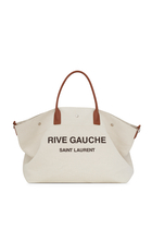 Rive Gauche Maxi Canvas Shopping Bag