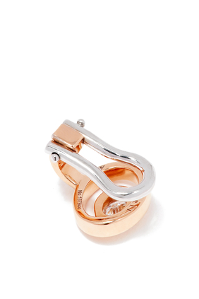 Rock Blossom Oval Diamond Cuff Earring in 18kt Rose Gold