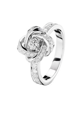 Solitaire Pivoine Diamond Ring