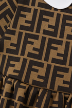 FF Logo Flared Dress