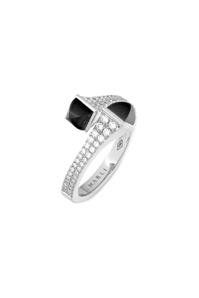 Cleo Black Onyx & Diamond Ring