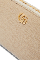 GG Marmont Zip Around Wallet