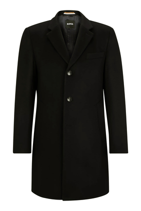 Slim-Fit Wool and Cashmere Coat