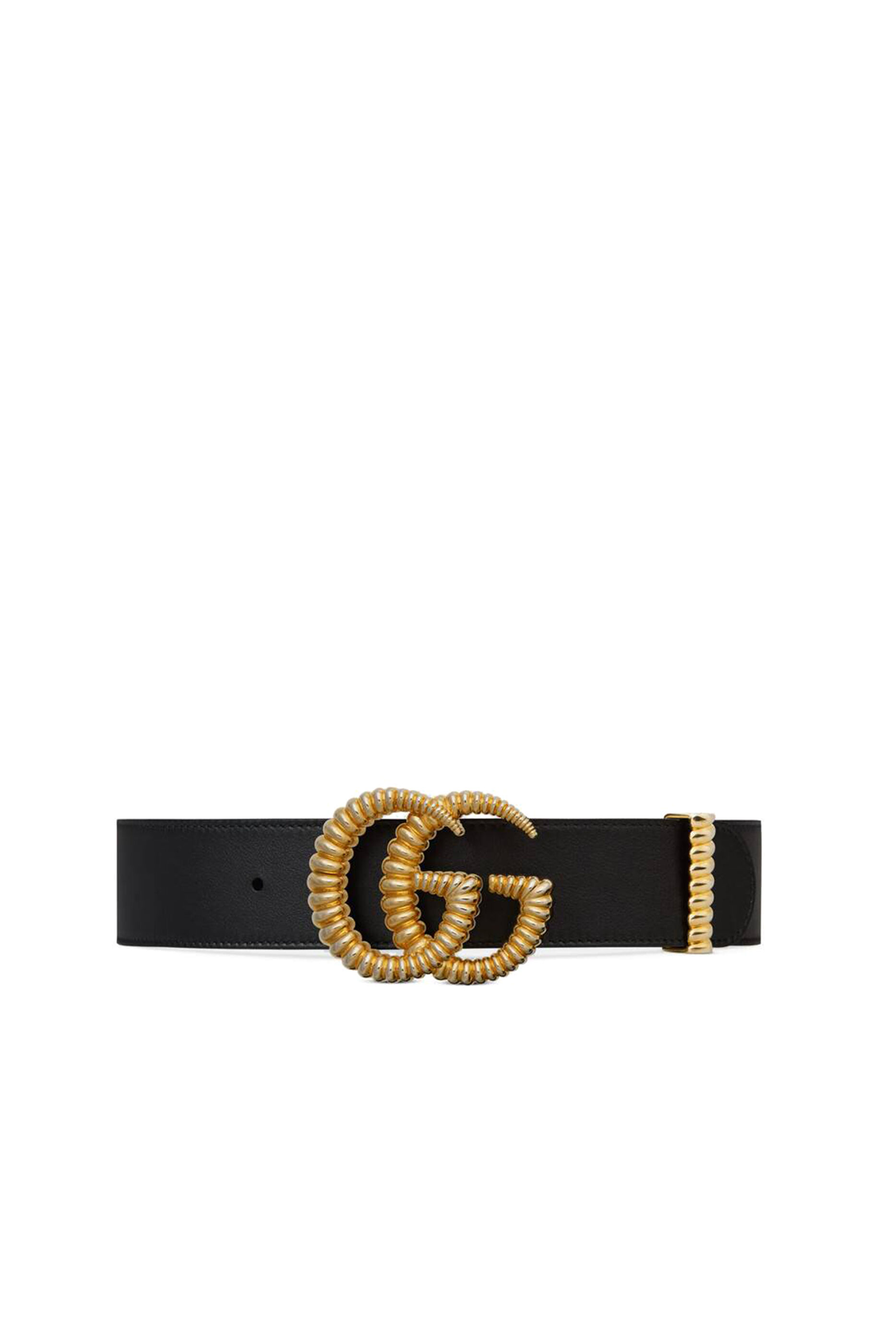 gucci leather belt with torchon double g buckle